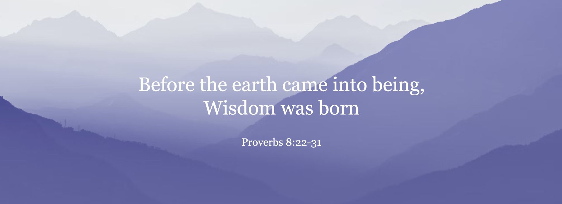 Proverbs 8:22