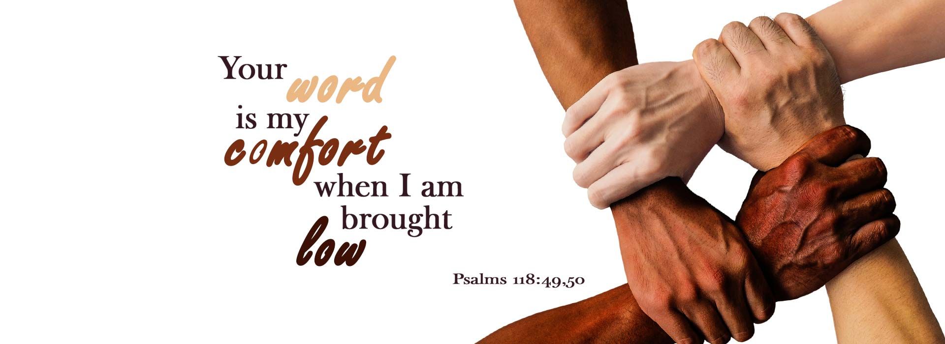 Your word is my comfort