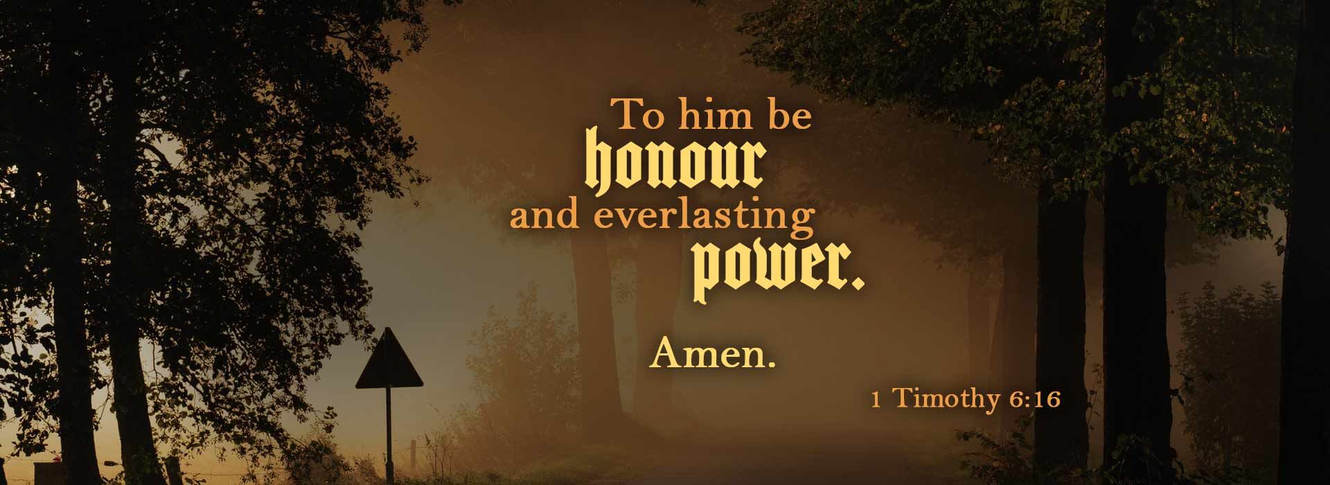 1 Timothy 6:16