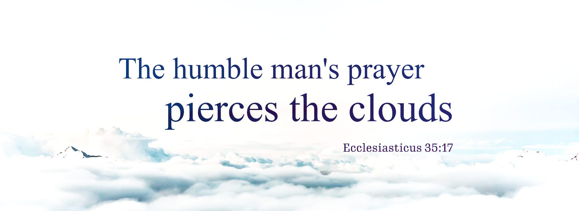 Ecclesiasticus 35:17