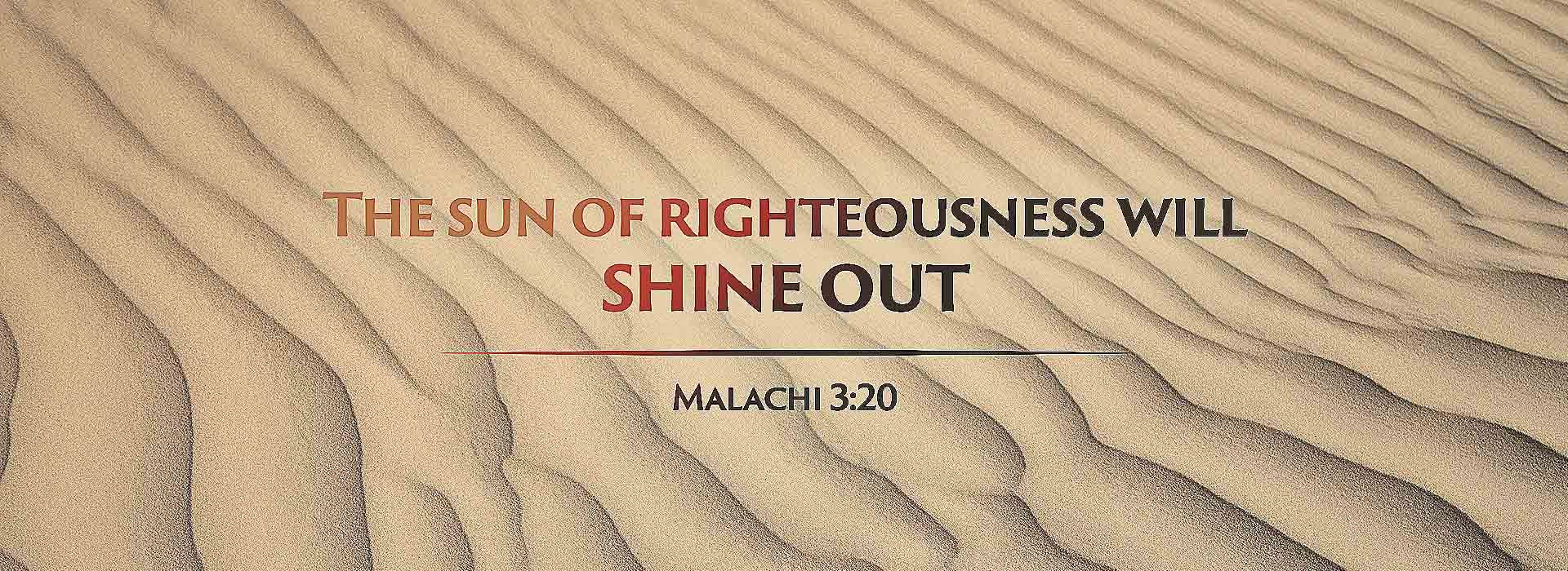 Malachi 3:20