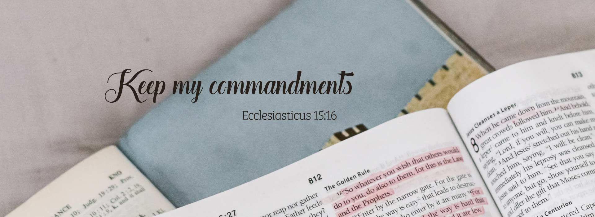 keep my commandments