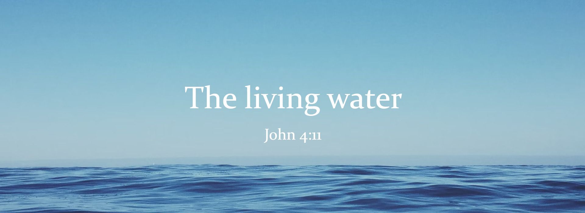 The Living Water