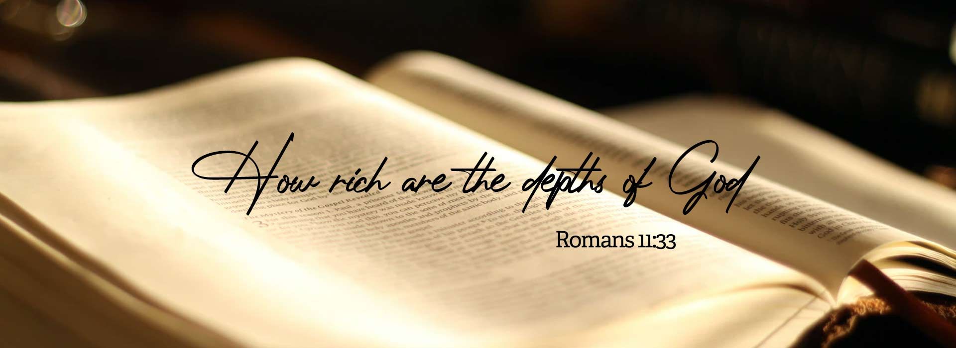 Romans 11:33
